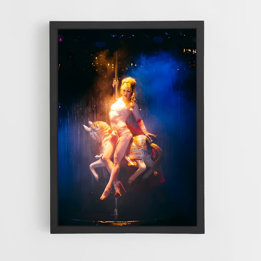 Poster La Cavalière Nocturne – affiche Danse (vue 2)